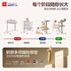 Hoag（霍格）百变神器婴儿床可移动升降调节多功能尿布台拼接床学习桌 百变学霸婴儿床+床垫 600mm*1200mm