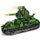 
Lego tank super heavy remote control electric assembled T34 World War II missile building block toys Strategic tank Gift
