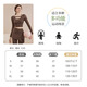 Youyou Yoga Wear Women's Autumn and Winter Mesh Long Sleeve Slimming Sports Top Pilates Training Premium Fitness Wear Set Ebony Brown Long Sleeve Removable Coaster S Recommended weight 100Jin Jin is equal to less than 0.5kg