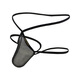 Furchtloser Kapitän Herren Doppelzinn Dose Feste Farbe Höschen sexy niedrige Taille hohle atmungsaktive elastische Sport-Jugend Geschenk Zinn Strumpfmänner schwarz l (Gewicht 135-165jin [Jin gleich 0,5 kg]))