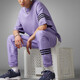 阿迪达斯（adidas）三叶草短袖T恤男士2025夏季新款运动服宽松圆领休闲落肩上衣半袖 纯棉HR3291紫色 M