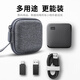 OLYSON is suitable for Western Digital mobile solid-state drive storage box Elements SE protective cover WD accompanying hard drive storage bag new element U disk ultra-small waterproof and shockproof portable bag Western Digital SE new element airbag shock absorption model Oxford Black 7 7cm