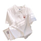 Hualin Fashion Sommer Hong Kong Style Shirt Herren Design Touch Shirt Halbärmelige Top [3895*Wasp] -White M Empfohlen 80-110jin [Jin gleich 0,5 kg]