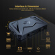 X96Q Pro+ Quanzhi H728 Android14 8K 1000m Netzwerkport WiFi6 Android Box TV -Box 4 GB 32 GB+ Bluetooth -Fernbedienung 1000m