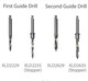 Dentaire Denten Aochitai Implants Pioneer Drill Guide de perceuse de perceuse coupée côté foret dentaire dentaire dentaire perceur pionnier Guide de pionnière Pioneer Drill 2629 Modèle court