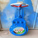 
Ni Zhier customized slurry gate valve Knife gate valve Pulp valve Slurry valve Slag valve Slag discharge plug valve ZT9928 Cast iron Heavy duty DN65