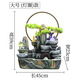 Clcey Feng Shui Drehen Wasserverzierung Accessoires Office Rockery Water Zirkulationswasser rotierender Ball Wohnzimmer Tipp 9930 mittlerer Licht Kreis Modell