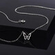 MZMZ Butterfly Platinum Necklace Women's pt950 Platinum Necklace Clavicle Chain Valentine's Day Birthday Gift for Girlfriend or Wife Premium Model-Local Warehouse Tomorrow Delivery/Butterfly Necklace