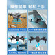 无人机高清航拍小学生入门迷你飞行六一礼物儿童玩具遥控飞机 360°全面避障无航拍-黑色 4电续航12000米+易损配件