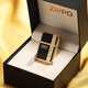ZIPPO EDGE煤油打火机 珐琅唐草花商务送礼男士防风定制正版 珐琅唐草花-黑色-单机版 dy9902