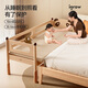 Le lit d'épissage igrow élargi le bois massif en bois massif peut dormir sur le lit latéral avec une hauteur réglable 200 * 80 style double face
