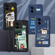 No picante para Vivoiqoz9Turbo Mobile Telephone Lense Men's Liquid Silicone Liquid Silicona de cuatro esquinas Airbag Anti-Fall Protection Case micro-mate de texto inspirador Cartoon Nuevo estilo OU1278 Bafang Laicai-Cool Black VivoiqoOz9Turbo [sencillo único]