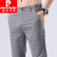 Pierre cardin autumn new upgraded fabric boys casual pants slim and versatile high-end stretch long trousers 653-Black 28 sizes [90-100Jin [Jin equals 0.5 kg]]