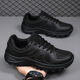 Zapatos casuales de hombres negros para hombres zapatos deportivos transpirables zapatos de entrenamiento militar zapatos para correr trabajos de protección laborista zapatos para caminar para hombres tela de entrenamiento 42