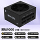 先马（SAMA）金牌系列 额定500W/650W/750W/850W 金牌认证ATX3全模组台式机电脑游戏电源 支持50显卡  黑钻1000 V3 黑色 金牌模组（ATX3.0）