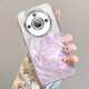 
Suitable for Honor x60 mobile phone case x50i feather yarn new honor300 butterfly colored 200 light luxury 100/90pro/magic7/6 women's model with lens film protection case Fine hole feather yarn-butterfly colored yarn blue Honor x60