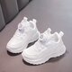 
Dr. Jiang's brand of children's white shoes for boys and girls' sports shoes 2025 new spring and summer mesh breathable white shoes running 9928 white single net <upgraded version> 35 inner length 21.6CM
