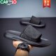 
CARTELO Slippers Men's Summer 2025 New Fashionable and All-match Soft Sole Beach Shoes Men's Outdoor Waterproof and Odor-Repellent Flip Flops Black 6189 38