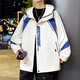 Chang Luzhu Frühlings- und Herbstjacke Herren jugendlicher koreanischer Herrenmode und Evergrande Student Spring and Herbst 683 Weißer Kaffee [Stil] M Vorschläge [80-100jin [Jin entspricht 0,5 kg]]