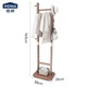Wenna solid wood coat rack small floor-standing bedroom coat rack office living room home indoor vertical clothes hanger