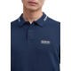 Barbour Luxury Ropa de lujo Camisa de polo de manga corta para hombres MML1381-NY39 Regalo de San Valentín chino Azul