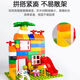 乐高难度儿童积木拼装大颗粒3到6岁立体拼图孩子智力开发动脑玩具 积木：152块火车积木+1块底板 【积木底板尺寸25cm*25cm】