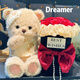 Yunya Plush Bear Doll Bouquet Regalo Regalo Muñeco Muñecas Muñecas de regalo Regalos Regalos Nicho de cumpleaños de alta gama Regalos de cumpleaños para el día de San Valentín chino