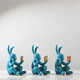 
Simple reading rabbit ornaments cartoon living room wine cabinet study room wall cabinet TV display cabinet home decoration light luxury reading rabbit