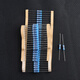 1W metal film resistor element 1% color ring 1K2k10K100K47K470 10 ohm 100/120 ohm m 1K1W (50 pieces)