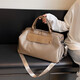 Japanese travel bag women's large capacity fitness bag men's wet and dry sports bag hand luggage bag short-distance travel bag brown coffee