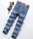 Lee DPRRE2024 Jeans nuevos para hombres Estiré Straight Empresas sueltas pantalones casuales versátiles 866 azul (1 par) 33