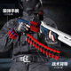 s686 shotgun simulation double tube shell throwing soft shotgun children's toy gun boy troll shotgun chicken eating model blue and white S686+ tactical belt sends 2 three-hole bullets 20 soft shots + 6 shells + sends reset target + loader