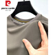 Pier Cardin Ice Silk Mesh T-Shirt Herren kurzärmelige runde Hals Sommer Eissensen atmungsaktives schweißabsorbierend