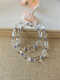 Chishe original natural crystal white crystal tanzanite necklace ins simple and versatile niche high-end design