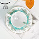 Auratic Chinese porcelain Yongfengyuan Haikuo Tiangao 3-head ceramic coffee cup and saucer-white (200ml) gift box
