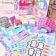 Kyodo handgefertigtes DIY Homemade Haustier Adoption Box handgefertigtes DIY Girl Spielzeug dreidimensionales ruhiges Buch Hamster Stil