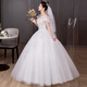 Beiyao 88 one-shoulder French light 2025 dress loose floor-length wedding dress with three-plus accessories XL