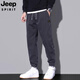 JEEP SPIRIT吉普美式工装牛仔裤男2025夏季宽松束脚哈伦休闲裤子男士春夏 9859军绿色 M