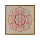 
Chinese style Songjin pearl painting DIY material package Mother's Day event intangible cultural heritage handmade gift sense decorative painting LL13571 [full color spray painting] + dot drill pen 20*20cm thick solid wood inner frame_acrylic paint+