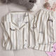 Rongxitu (Rongxitu) Koreanisch gestreifter Cartoon Cloud Cotton Pyjamas zweiteilige Set für Outdoor-Kleidung 826# vertikaler Dachshund Hund 175 l