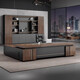 Boss desk desk simple modern office president desk and chair combination light luxury executive desk manager desk 1.6 meters boss desk (single cabinet)