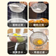 Ten Color Life 304 stainless steel flour sieve with wooden handle double-eared ultra-fine filter sieve drain kitchen screen household baking tools CAKOO wooden handle 304 flour sieve 12cm