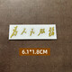 贾恩斯人民万岁金属贴纸毛主席毛泽东语录文字励志为人民服务日报金句烫金伟人红色汽车手机电脑壳后背贴 为人民服务贴纸套餐 9款各一张
