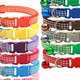Pet collar small square plaid casual dog collar cat collar identification collar dog collar collar decorative anti-lost collar small square collar light gray 1 piece