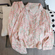 
Lexi Beiluo New Year Cloud Cotton Pajamas Long Sleeve Home Clothing 826#Love Bow 170 M
