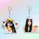 Xiao Jiejiang a choisi la princesse un jing périphérique Lei Huayi Pendant Acrylique Transparent Ornement Internet Célébrité Keychain Fan Support Gift KKB11964