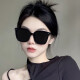 [Hot sunglasses] Large frame sunglasses outdoor men and women sun protection sun protection bike driving trend stars same style sunglasses [a pair of clothes]