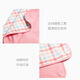 Kordear baby sleeping bag quilt baby anti-kick quilt winter plaid double-sided quilt pink plaid one size