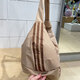 
Adidas (adidas) Clover Shoulder Bag Men's Bag Women's Bag New Cloud Croissant Croissant Clothes Crossbody Bag Leisure Bag Sports Bag KA9266 KA9272 Warm Sand Color Large 33*48cm