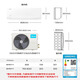 Midea air conditioner 1.5 HP on-hook cool breeze new level of energy efficiency and energy saving wall-mounted bedroom and living room anti-direct blowing KFR-35GW/N8KQ1-D1 cool energy saving same style